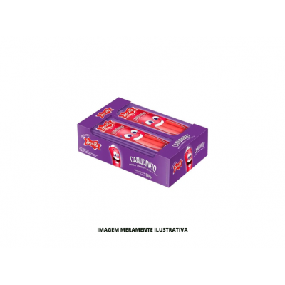 BALA - DOCILE - 15g GELATINA CANUDINHO MORANGO DOCILE - DP12